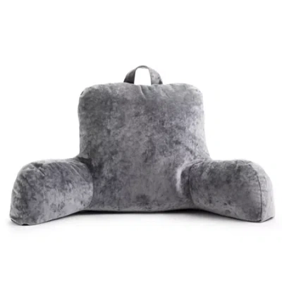 Hudson & Main Backrest Bed Rest Pillow In Gray