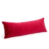 Hudson & Main Ribbed Body Pillow In Red