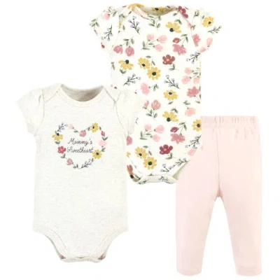 Hudson Baby 2 Bodysuits And Pant In Multi