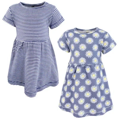 Hudson Baby 2pk Baby Dress Set In Blue