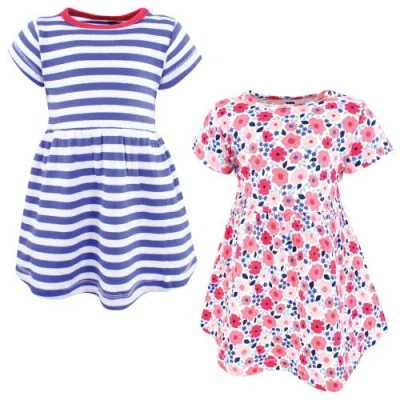 Hudson Baby 2pk Baby Dress Set In Blue