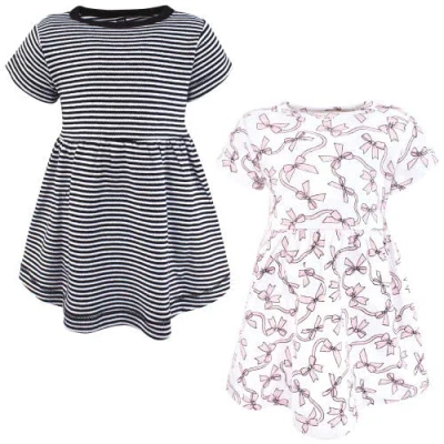 Hudson Baby 2pk Baby Dress Set In Brown