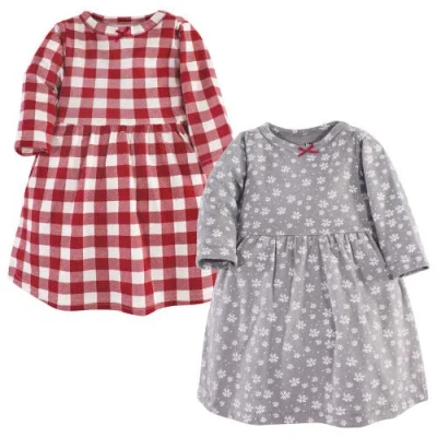 Hudson Baby 2pk Long Sleeve Dress In Brown
