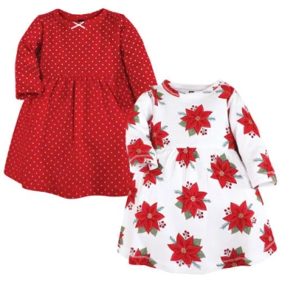 Hudson Baby 2pk Long Sleeve Dress In White