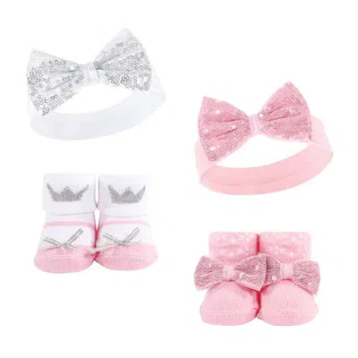 Hudson Baby 4pc Socks/headband Giftset (baby) In Multi