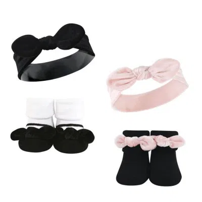 Hudson Baby 4pc Socks/headband Giftset (baby) In Multi