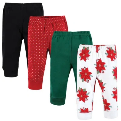 Hudson Baby 4pk Comfy Leggings Set In Multi