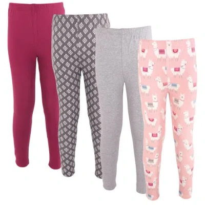 Hudson Baby Kids'  4pk Comfy Leggings Set In Multi