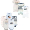 Hudson Baby 8pc Bodysuits And Rompers In Multi