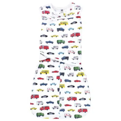 Hudson Baby Adjustable Swaddling Sleepwear In Multi