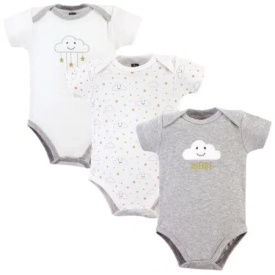 Hudson Baby Kids'  All-season Cotton One-piece Garment Set Of 3 In Multi