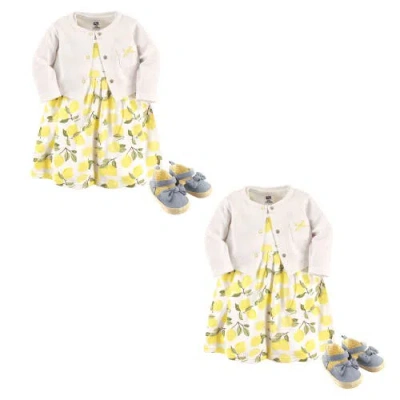 Hudson Baby Cardigan, Dress And Shoes In Multi