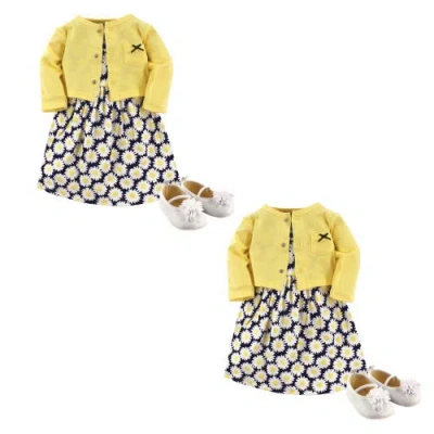 Hudson Baby Cardigan, Dress And Shoes In Multi