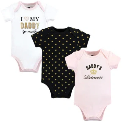 Hudson Baby Comfortable All-cotton Bodysuit 3pk In Multi