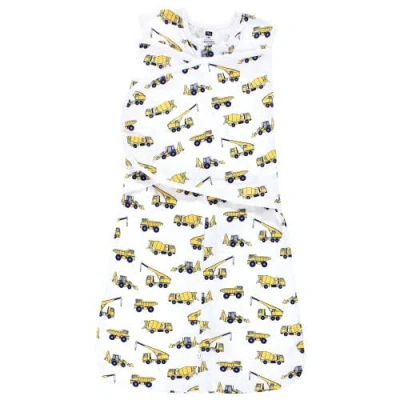 Hudson Baby Convertible Swaddle Sleep Sack In White