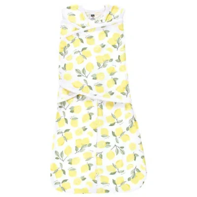 Hudson Baby Convertible Swaddle Sleeping Bag In Yellow