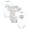 Hudson Baby Cotton 3-piece Bodysuit Bundle In Multi