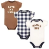 Hudson Baby Cotton 3-piece Bodysuit Bundle In Multi