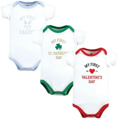 Hudson Baby Cotton 3-piece Bodysuit Bundle In Multi