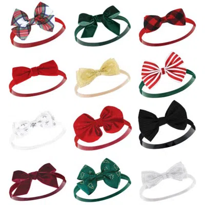 Hudson Baby Cotton And Synthetic Headbands (baby) In Multi