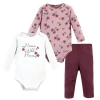 Hudson Baby Cotton Bodysuit And Pant Set In Multi