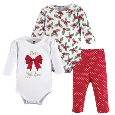 Hudson Baby Cotton Bodysuit And Pant Set In Multi