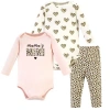 Hudson Baby Cotton Bodysuit And Pant Set In Pink