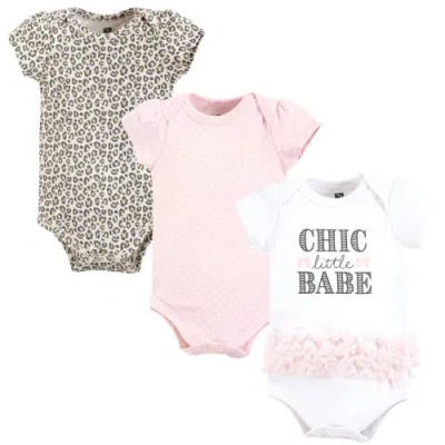 Hudson Baby Cotton Bodysuits 3-pack