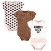 Hudson Baby Cotton Bodysuits 3-pack
