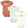 Hudson Baby Cotton Bodysuits 3-pack