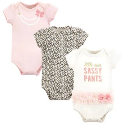 Hudson Baby Cotton Bodysuits 3-pack