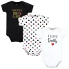 Hudson Baby Cotton Bodysuits 3-pack