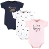 Hudson Baby Cotton Bodysuits 3-pack
