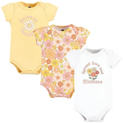Hudson Baby Cotton Bodysuits 3-pack