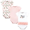 Hudson Baby Cotton Bodysuits 3-pack