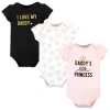 Hudson Baby Cotton Bodysuits 3-pack