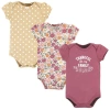Hudson Baby Cotton Bodysuits 3-pack
