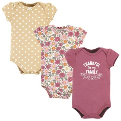 Hudson Baby Cotton Bodysuits 3-pack