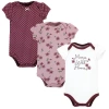 Hudson Baby Cotton Bodysuits 3-pack
