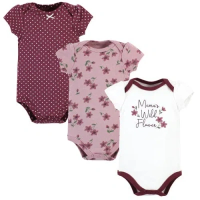 Hudson Baby Cotton Bodysuits 3-pack