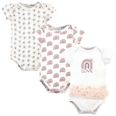 Hudson Baby Cotton Bodysuits 3-pack
