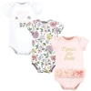 Hudson Baby Cotton Bodysuits 3-pack