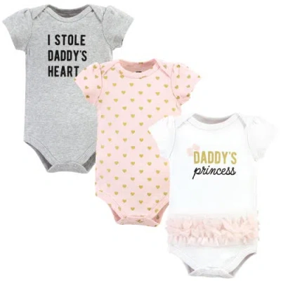 Hudson Baby Cotton Bodysuits 3-pack
