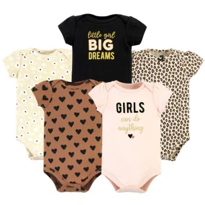 Hudson Baby Cotton Bodysuits 5-pack