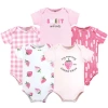 Hudson Baby Cotton Bodysuits 5-pack