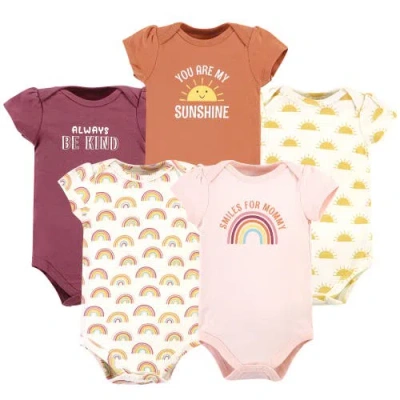 Hudson Baby Cotton Bodysuits 5-pack
