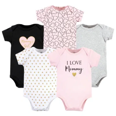Hudson Baby Cotton Bodysuits 5-pack