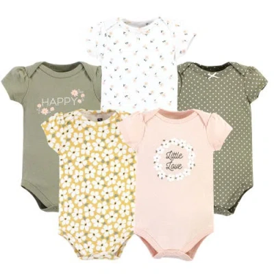 Hudson Baby Cotton Bodysuits 5-pack