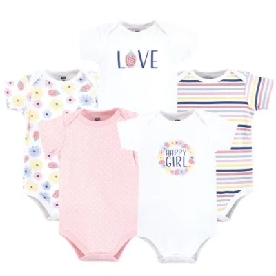 Hudson Baby Cotton Bodysuits 5-pack