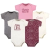 Hudson Baby Cotton Bodysuits 5-pack
